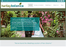 Tablet Screenshot of hartleybotanica.com